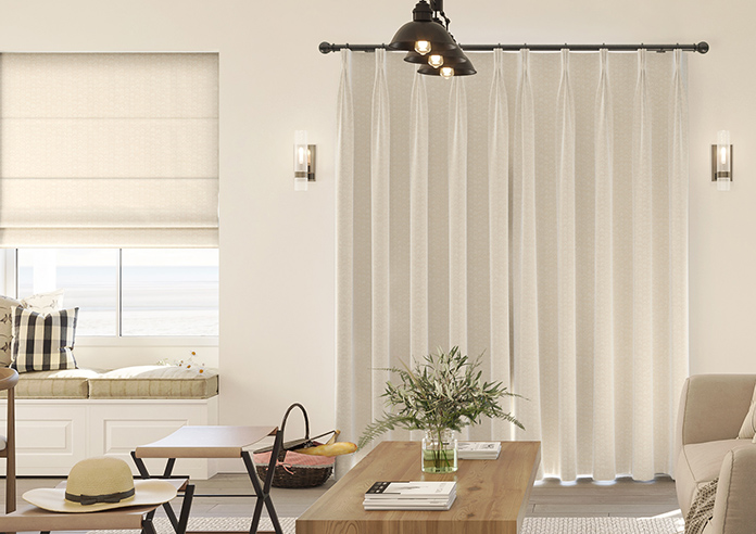 Rolling Hills Velvet, Natural - Made to Measure Curtains - Image 7